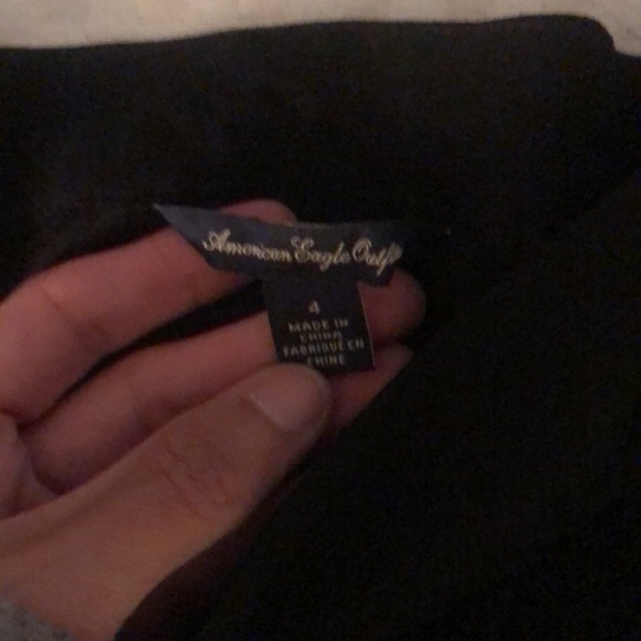 American Eagle Black High Low Skirt - Picture 2 of 2